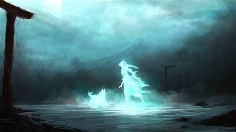 Phelian Undone Anime Ghost Dark Fantasy Art Water Spirit
