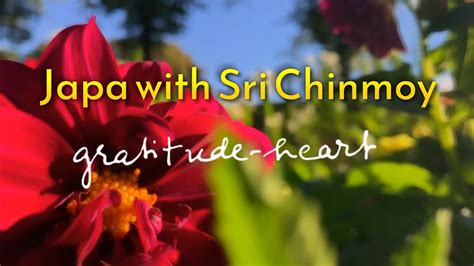 Japa Gratitude Heart Reciting Music And Handwriting By Sri Chinmoy