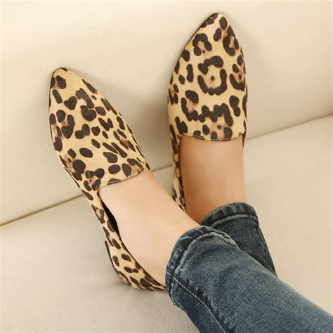 Leopard Flat Shoes Shoerat Com