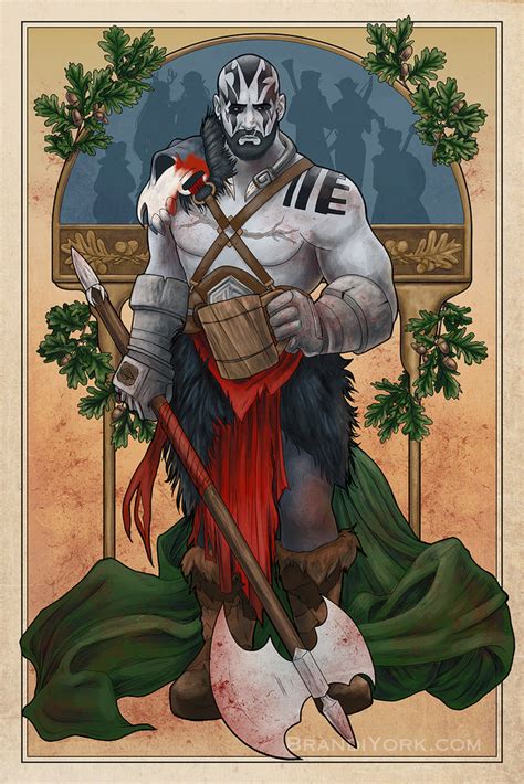 Critical Role My Strength Is In My Friends Grog Strongjaw Print Brandi York Fine Art And