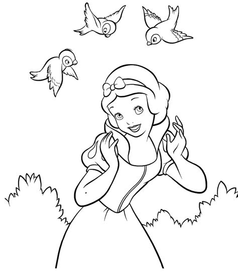 Happy sledding free winter s9438. Beautiful Snow White Coloring Pages