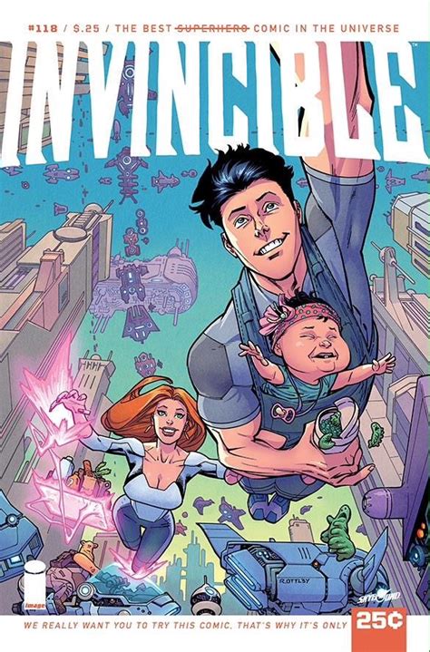 The best superhero series in the universe. INVINCIBLE #118 Will Cost 'Only A Quarter' | Newsarama.com