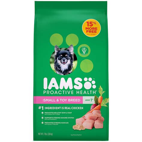 The age varies from dog to dog. IAMS Proactive Health Small Breed Real Chicken Dry Adult ...