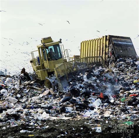 Landfill Site Photograph By Robert Brookscience Photo Library Fine