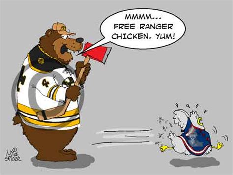 Mike Spicer Cartoonist Caricaturist Boston Bruins Round Two For