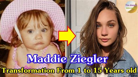 Maddie Ziegler Transformation From 1 To 15 Years Old Youtube