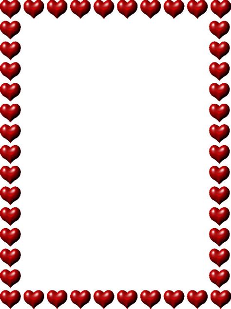 Heart Borders Clip Art Clipart Best