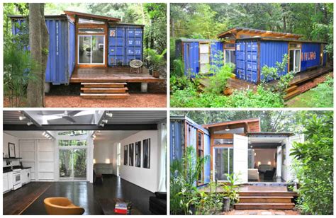 Old Shipping Containers Into Modern House In Savannah