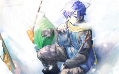 Wallpaper Illustration Anime Winter Vocaloid