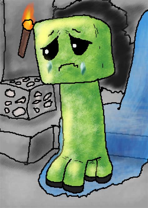 Sad Creeper Rminecraft