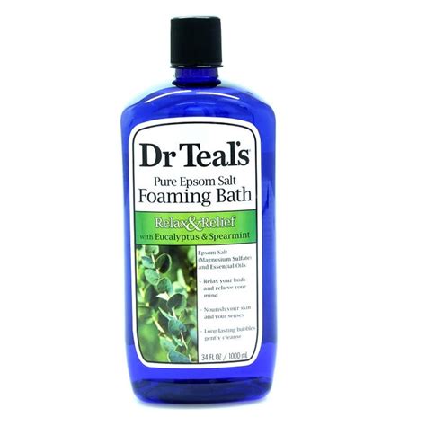 Dr Teals Foaming Bath Relax And Relief Eucalyptus And Spearmint 1l Buy Online In Australia
