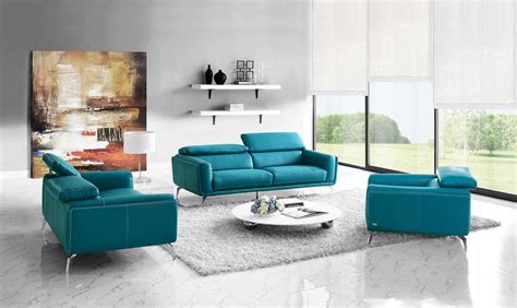 Turquoise Leather Sofa Set Leather Sofa Living Room Furniture Design
