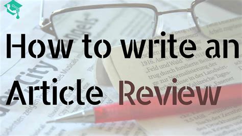 This video, presented by dr lisa lines of capstone editing, provides a few tips about. How To Write An Article Review ? Complete Step by Step Guide