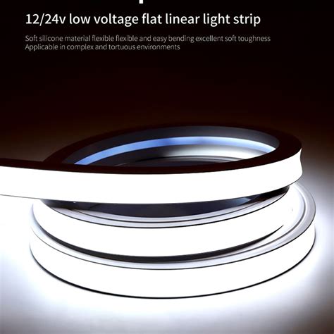 V Flexible Waterproof Silicone Led Light Strip Silica Gel Soft Lamp Tube M M Ip Neon