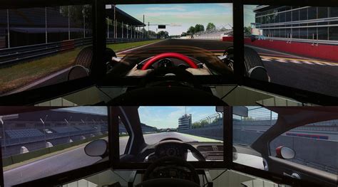 Assetto Corsa Showing Seperate Rendering Triple Screen Support