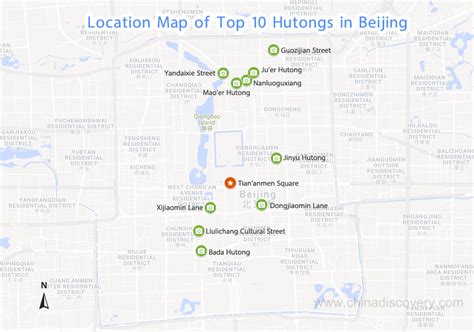 Beijing Hutong Maps Find Top 10 Hutongs In Beijing
