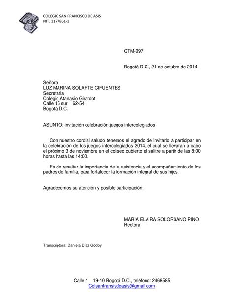 Ejemplo De Carta Circular De Una Empresa Peter Vargas Ejemplo De Carta