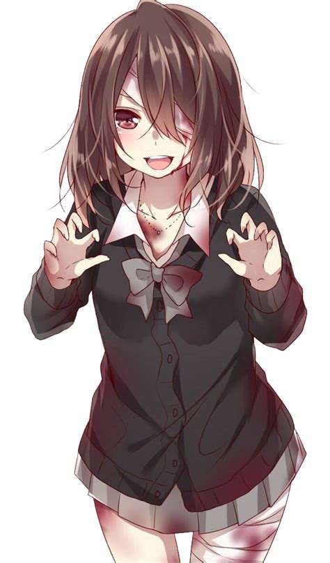 Anime Brown Hair Girl Png Image Transparent Background Png Arts