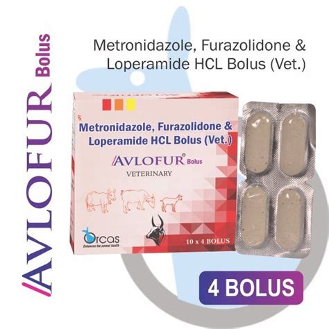 Avlofur Bolus Metronidazole Furazolidoneloperamide For Personal