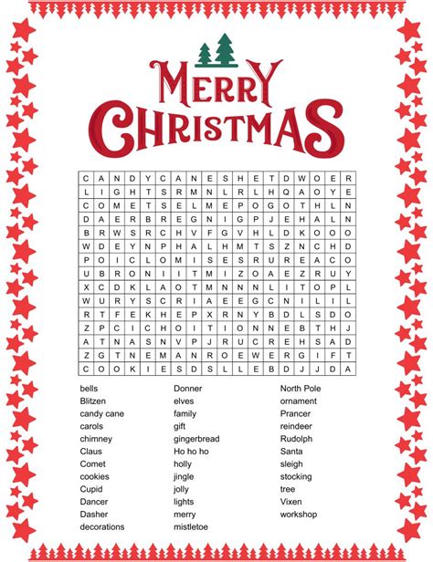 Christmas Puzzles Printable Pdf