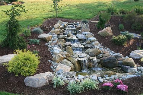 Small Pond With Waterfall Garden Waterfall Waterfall Design Small