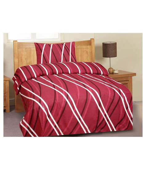 Divine Casa Single Cotton Stripes Bed Sheet Buy Divine Casa Single