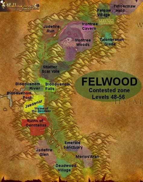 Felwood World Of Warcraft Zam