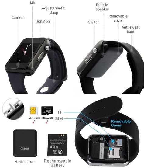 Bluetooth Smart Watch Wjpilis Touch Screen Smartwatch Smart Wrist