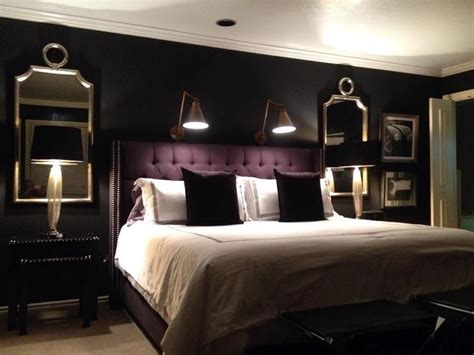Black And Purple Bedroom