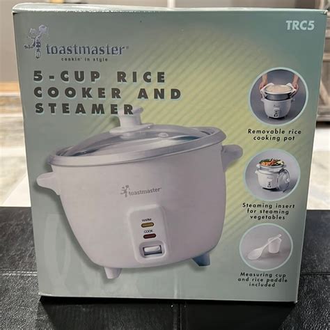 Toastmaster Kitchen Nib Toastmaster 5 Cup Rice Cooker Steamer