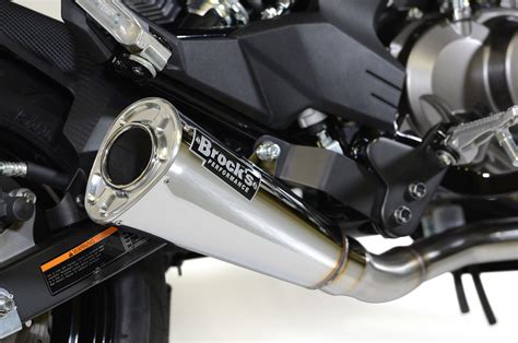Brocks Performance Alien Head Full System Muffler For Kawasaki Z Pro Mnnthbx