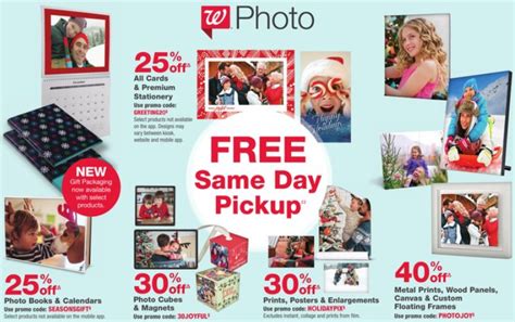 Walgreens Photo Deals 50 Off Everything Photo And More