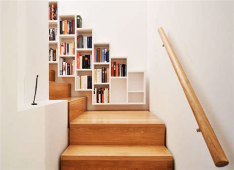 22 Cool Ways To Fill Your Stairs With Bookshelves Homemydesign