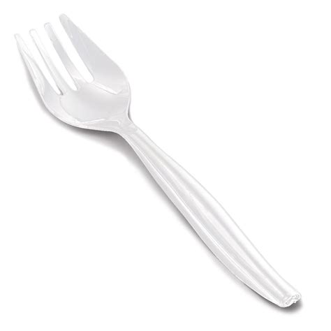 Plastic Fork Clear Disposable Serving Forks Kaya Collection The