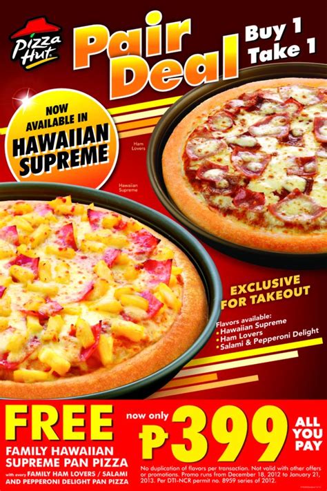 Such as salads, pastas, chicken wings, various sides, and deserts. pizza hut philippines Archives - Philippine Contests and ...