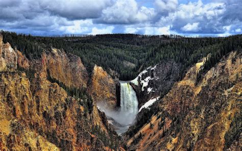 Lower Yellowstone Falls 3 Wallpaper Nature Wallpapers 47620