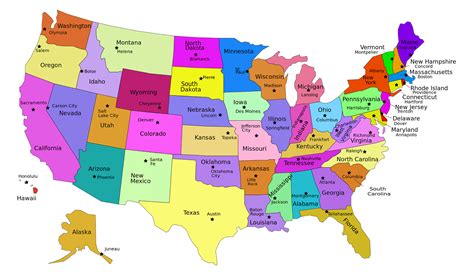 Mapa De Los Estados Unidos Usa Png Transparente Stickpng
