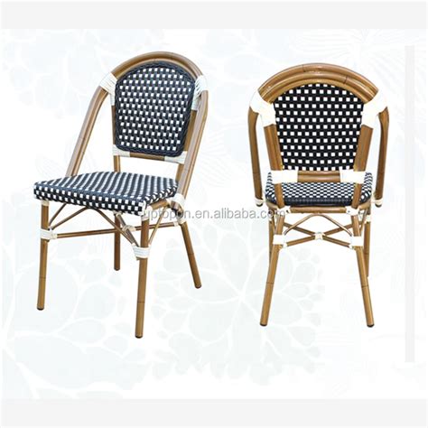 Sp Oc359 Wholesale Stackable Rattan Furniture Garden Outdoor Chair Dining Bamboo Furniture Set