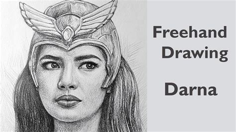 Drawing Darna Using Graphite Pencil Noah Sian Arts Youtube