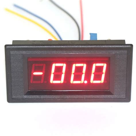 0 200ua Dc Micro Amp Current Meter Digital Ampere Tester Red Led