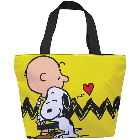 Peanuts Tote Snoopy Bag Snoopy Cartoon Charlie Brown And Snoopy