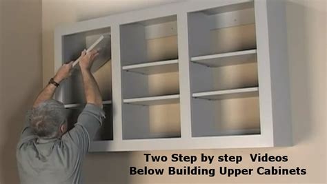 Get started with step 1 below to learn how to build your own cabinets and cut the price in half. Upper Wall Cabinetry