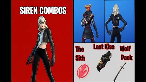 Siren Pfp Fortnite Fortnite Best Siren Outfit Last Kiss Backbling