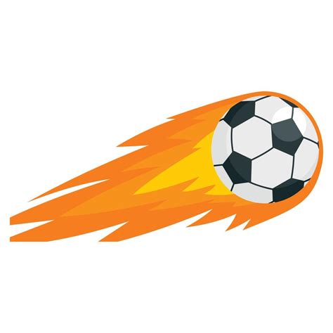 Icono De Bola De Fuego De Fútbol Tipo Plano 14622679 Vector En Vecteezy