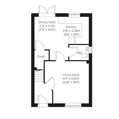 The Rendlesham 3 Bedroom End Terrace Homes For Sale In Salisbury