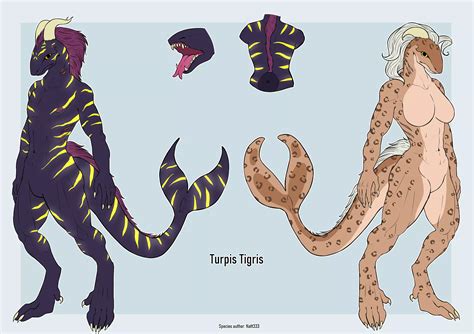 Turpis Tigris My Own Original Species Semi Open Nudes Furry