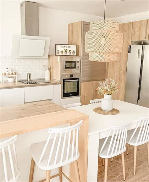 Desain interior ruang makan dan dapur yang menyatu dengan gaya scandinavian. Desain Interior Dapur dan Ruang Makan yang Menyatu dengan ...