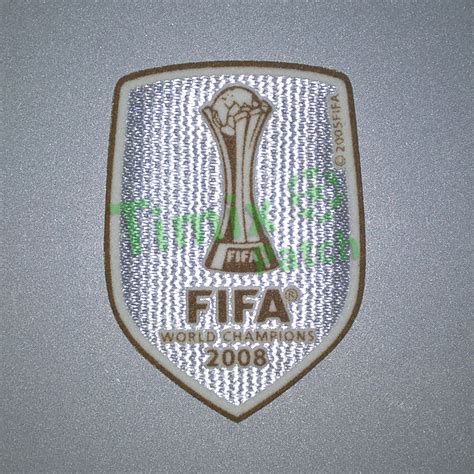 Manchester United Fifa World Cup 2008 Sleeve Soccer Patch Iron On Sticker