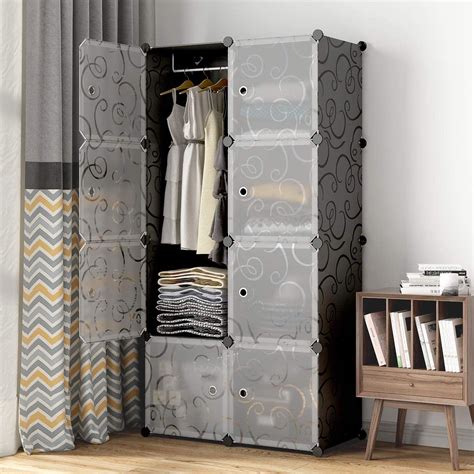 Kousi Portable Closet Wardrobe Closets Clothes Bedroom Armoire Storage