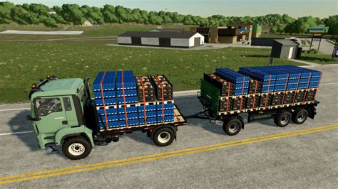 Trucks And Trailer With Pallet Autoload Fs22 Kingmods